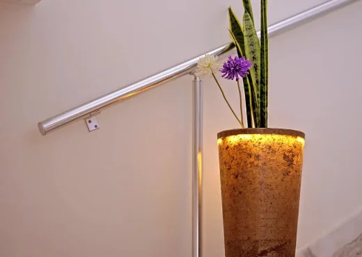 Pot en pierre lumineuse